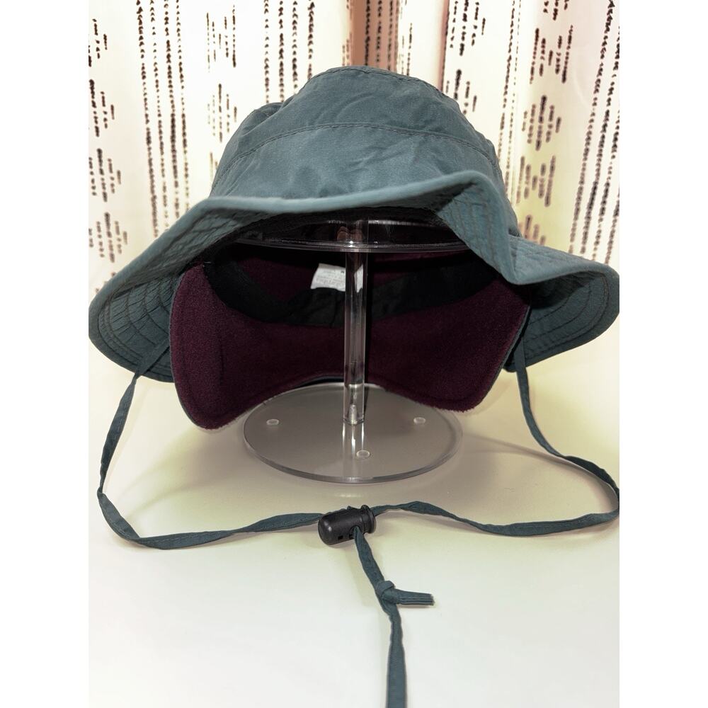 Vintage Columbia Insulated Bucket Hat‎ Fleece Lined Chin Strap 90s Outdoor M